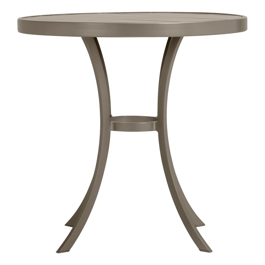 Koko II Tulip Dining Table Round 76 by JANUS et Cie in Mercury