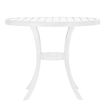 Koko II Tulip Dining Table Round 92 by JANUS et Cie in White