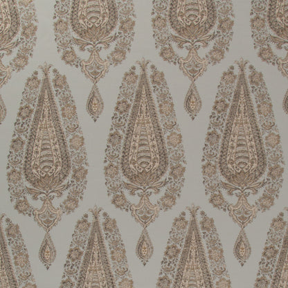 Komal Paisley Fabric by Brunschwig & Fils in Spa/Beige