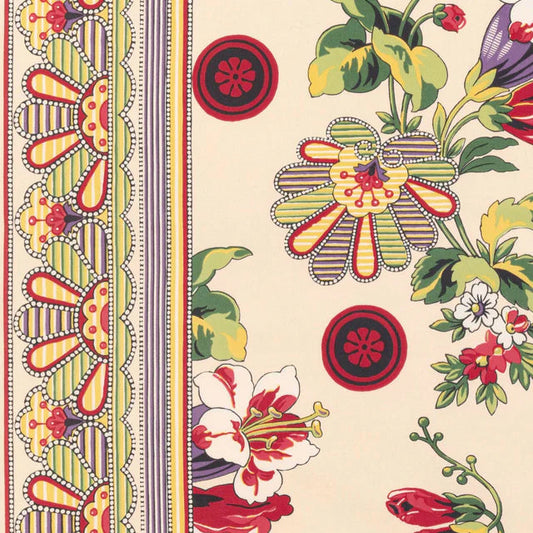 Koubla Fabric by Décors Barbares, left border detail