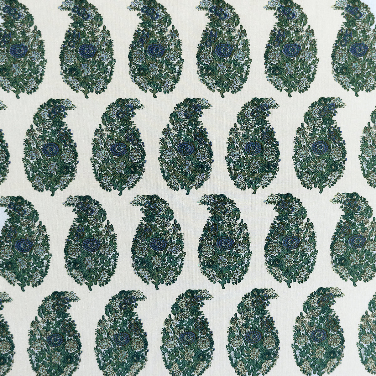 Tarsila Fabric by Gaston y Daniela in Verde/Azul
