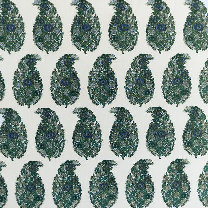 Tarsila Fabric by Gaston y Daniela in Verde/Azul
