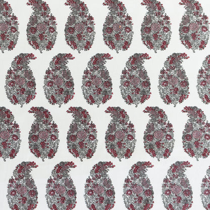 Tarsila Fabric by Gaston y Daniela in Rosa/Berenjena