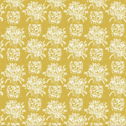 Hora Espejo Fabric by Gaston y Daniela in Amarillo