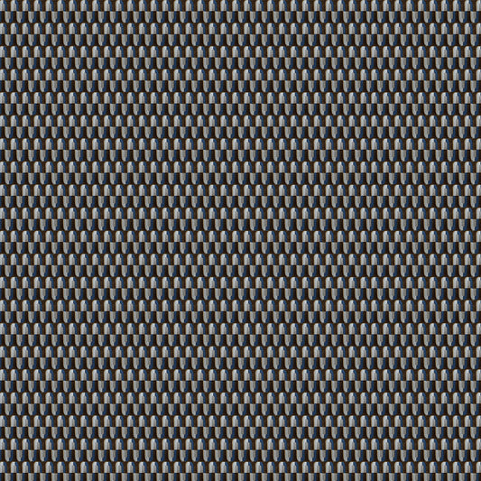 Algendar Fabric by Gaston y Daniela in Marron/Azul
