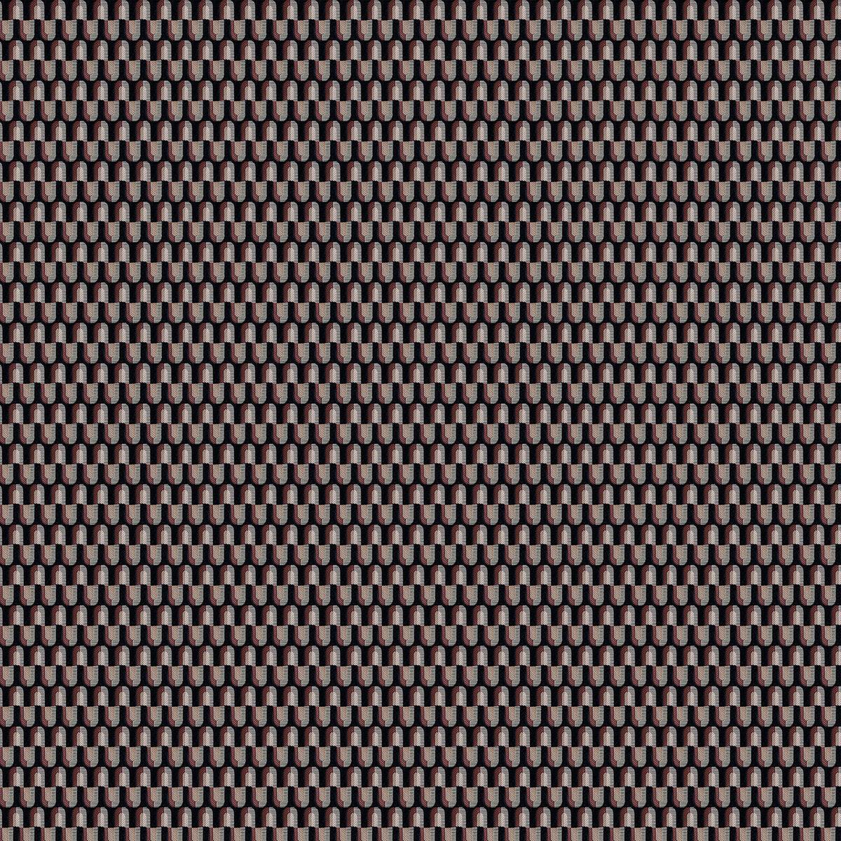 Algendar Fabric by Gaston y Daniela in Black/Teja