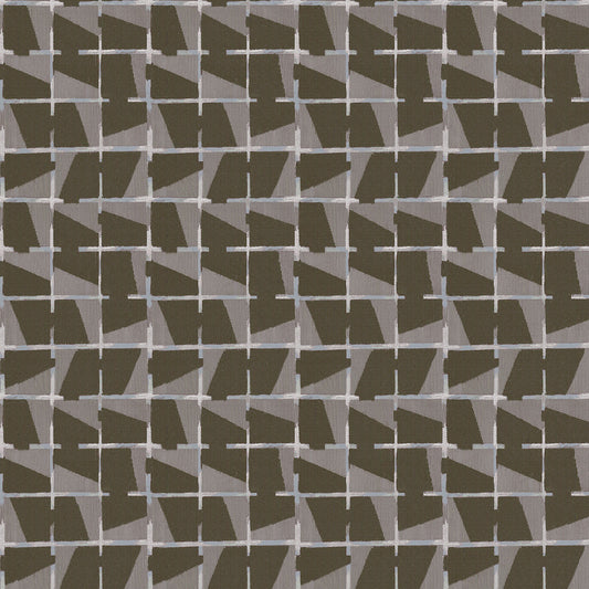 Reyezuelo Fabric by Gaston y Daniela in Crudo/Gris