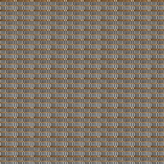 Galdana Fabric by Gaston y Daniela in Gris/Marron