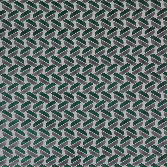 Juanin Fabric by Gaston y Daniela in Verde/Gris