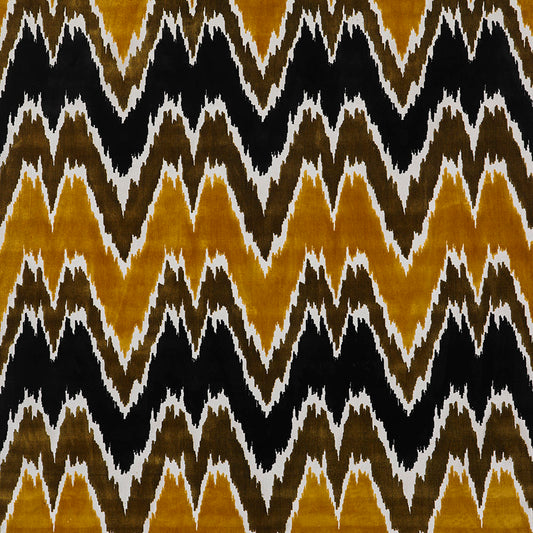 Alejandro Fabric by Gaston y Daniela in Oro/Onyx