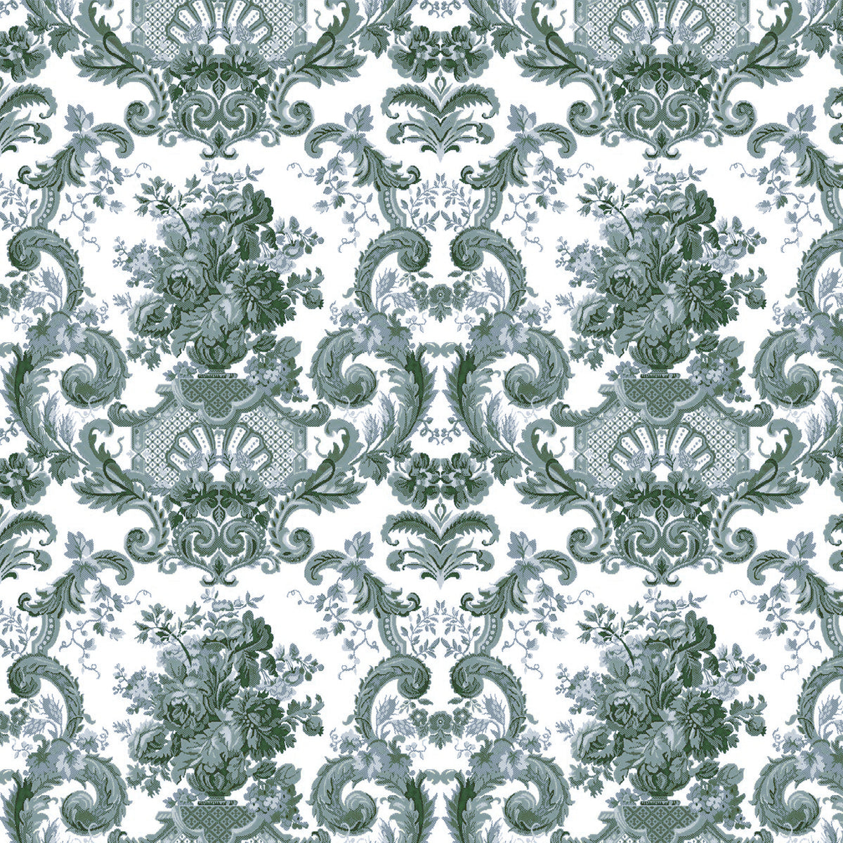 San Ildefonso Fabric by Gaston y Daniela in Azul