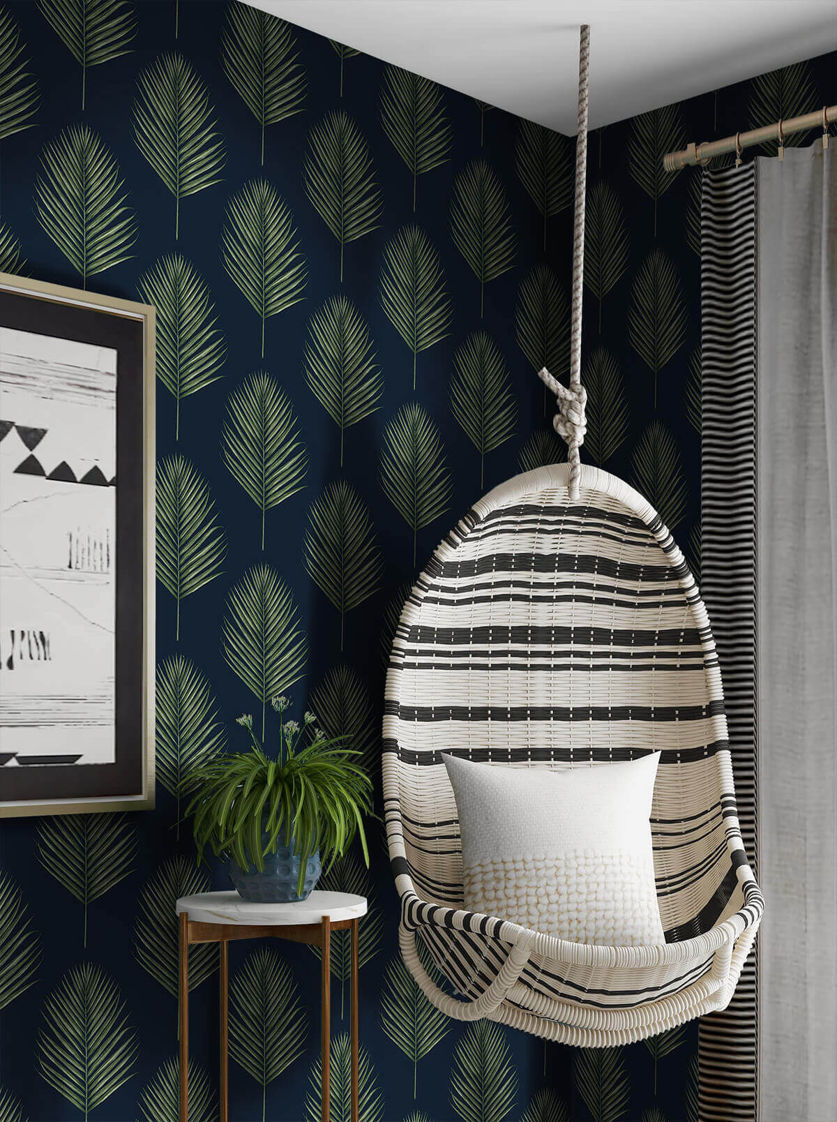 Maui Palm Peel & Stick Wallpaper
