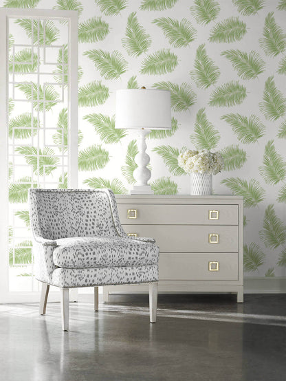 Tossed Palm Peel & Stick Wallpaper
