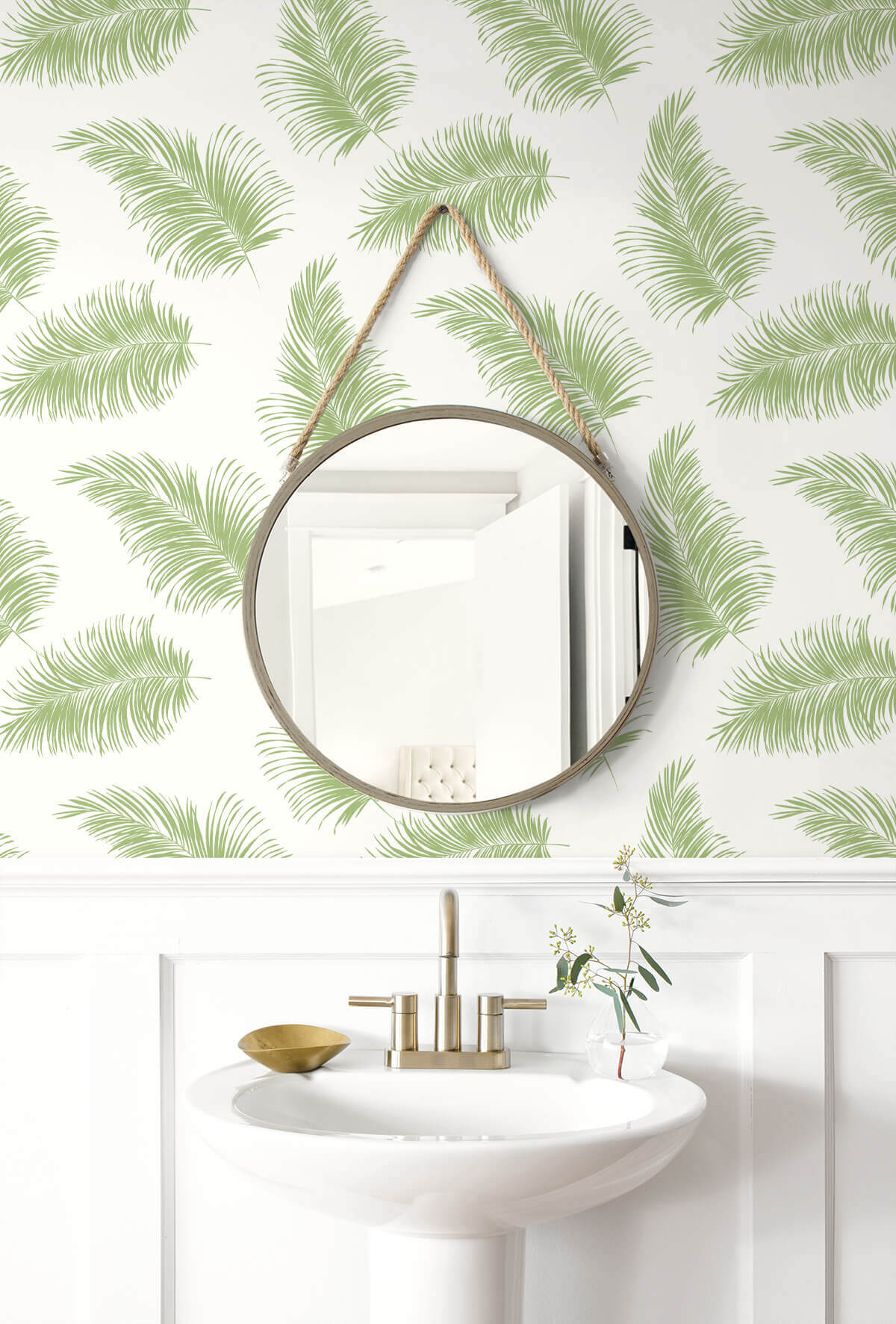 Tossed Palm Peel & Stick Wallpaper