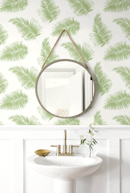 Tossed Palm Peel & Stick Wallpaper