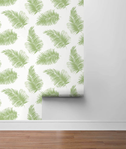 Tossed Palm Peel & Stick Wallpaper