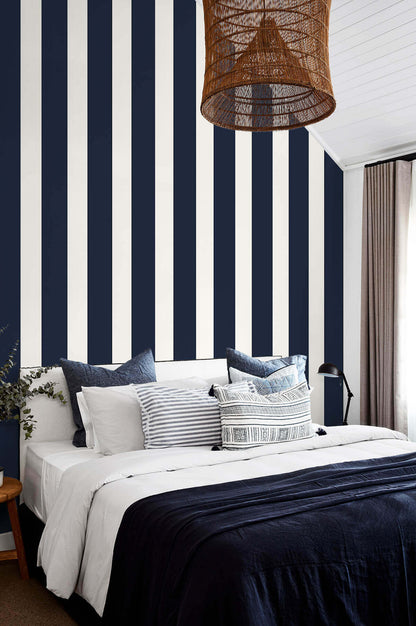 Designer Stripe Peel & Stick Wallpaper