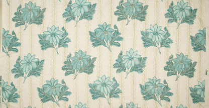 Lucknow Fabric by Carolina Irving in Seafoam