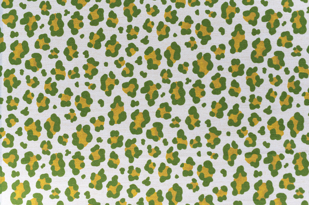 Leopard Spot Fabric by Titley & Marr in Linden & Amber