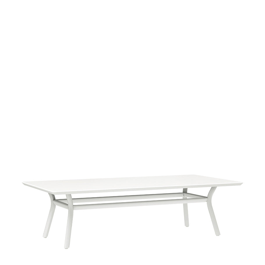 Louise Cocktail Table Rectangle 150 by JANUS et Cie in Talc