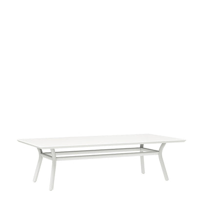 Louise Cocktail Table Rectangle 150 by JANUS et Cie in Talc