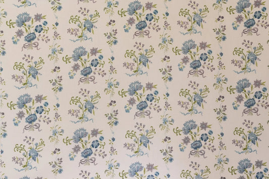 Lucy’s Garden Fabric by Alice Sergeant in Bluebonnet