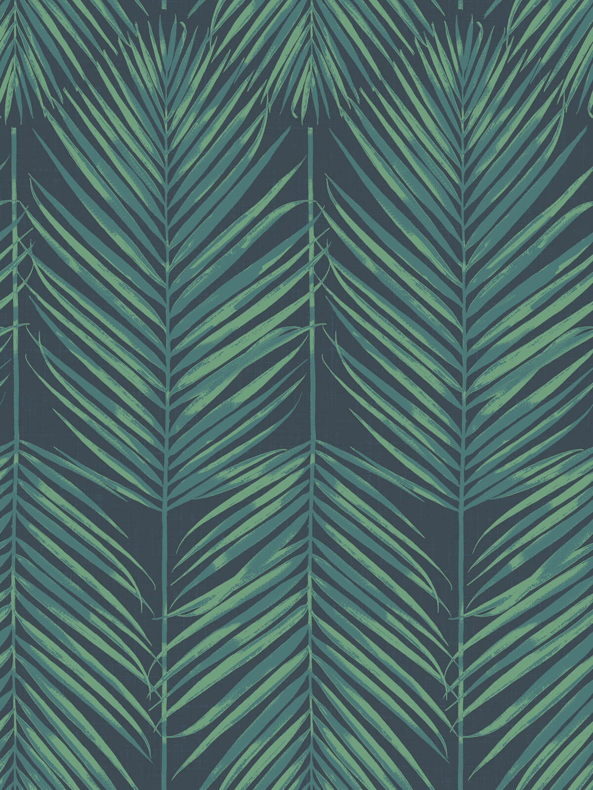 Seabrook Beach House Paradise Wallpaper - Tropic Midnight