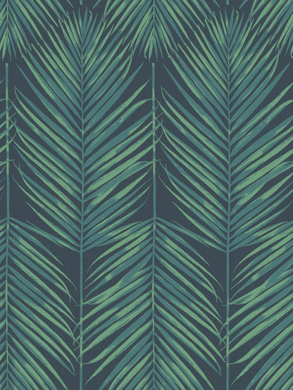 Seabrook Beach House Paradise Wallpaper - Tropic Midnight