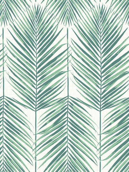 Seabrook Beach House Paradise Wallpaper - Tropic Green