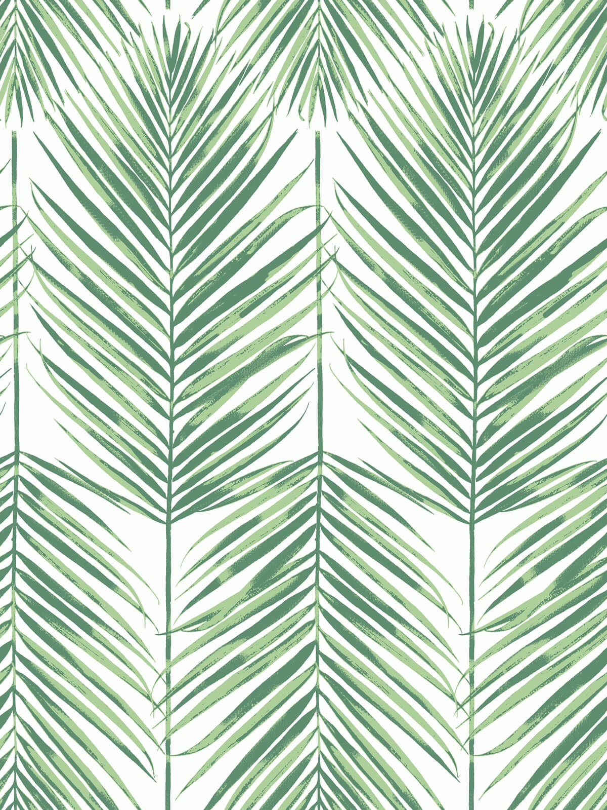 Seabrook Beach House Paradise Wallpaper - Green