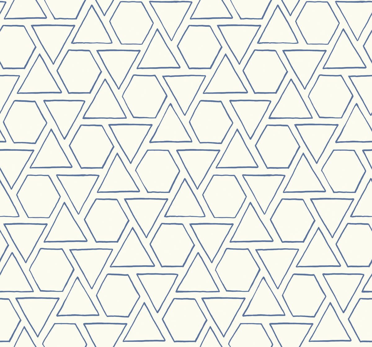 Seabrook Beach House Sun Shapes Wallpaper - Coastal Blue