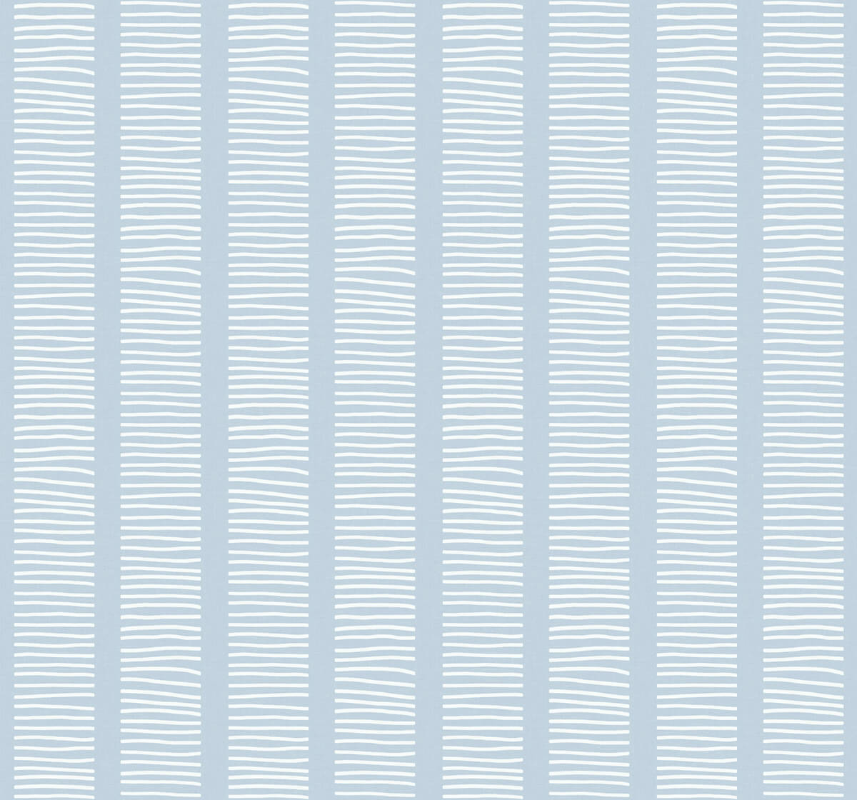 Seabrook Beach House Coastline Wallpaper - Blue Oasis