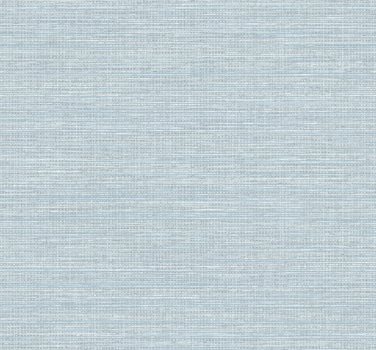 Seabrook Beach House Beachgrass Wallpaper - Blue Oasis