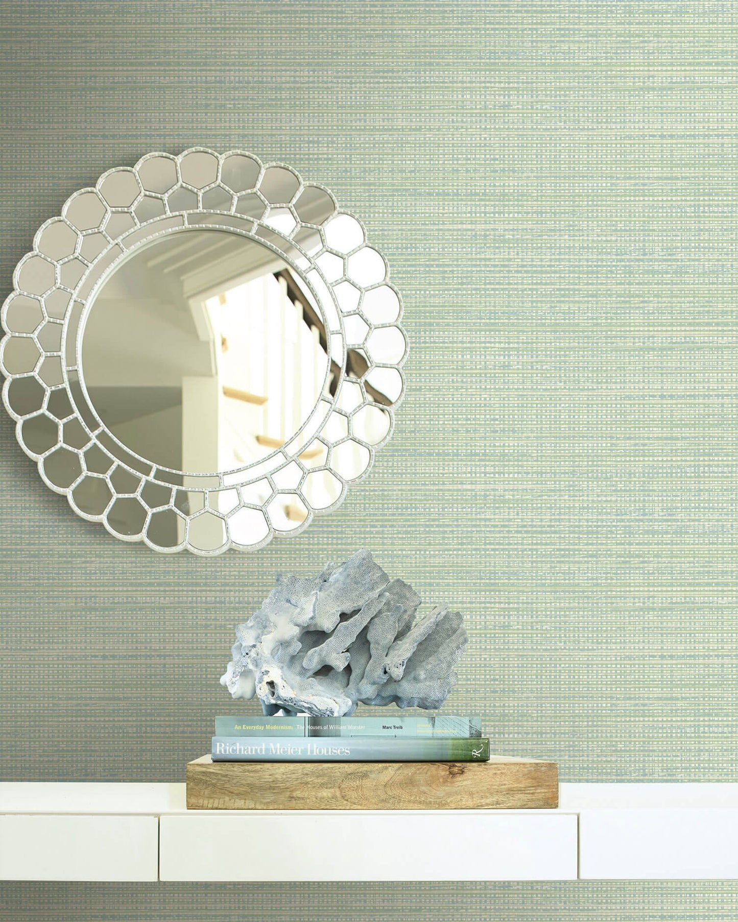 Seabrook Beach House Beachgrass Wallpaper - Seagrass