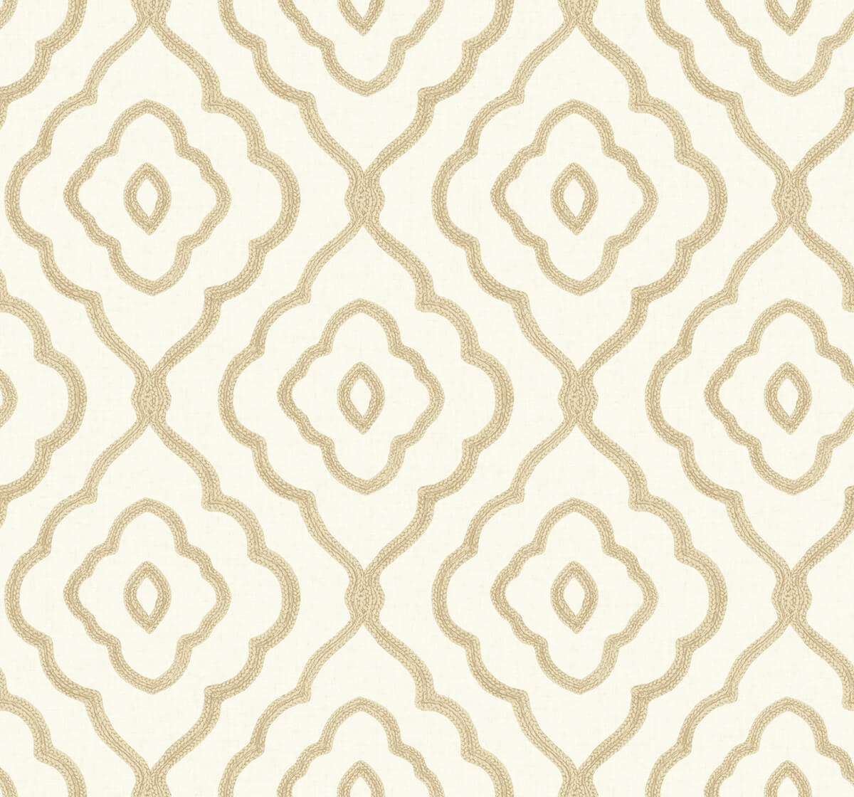 Seabrook Beach House Seaside Ogee Wallpaper - Sand Dunes