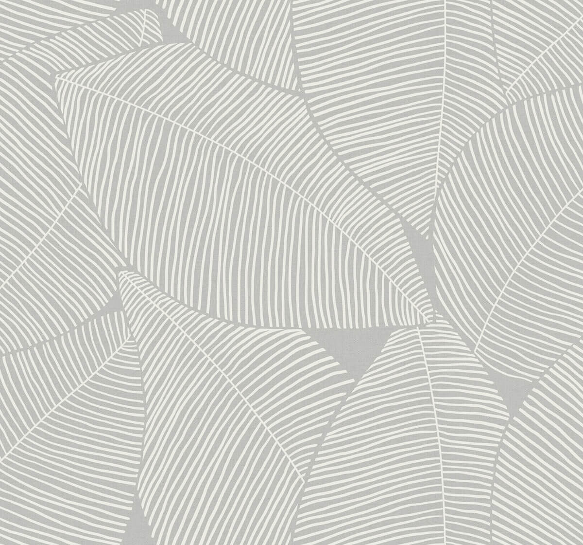 Seabrook Beach House Summer Magnolia Wallpaper - Daydream Gray