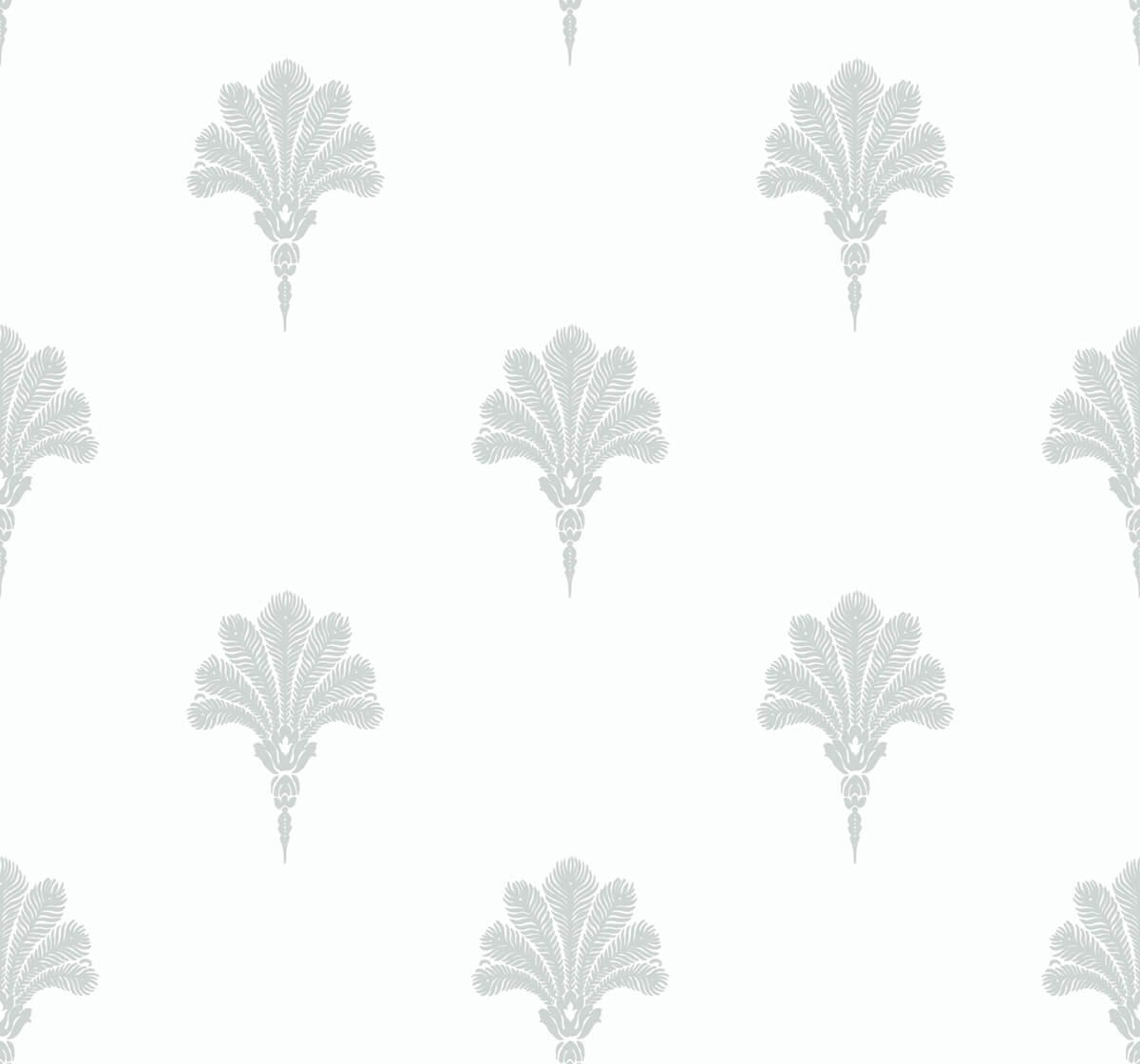 Seabrook Beach House Summer Fan Wallpaper - Daydream Gray