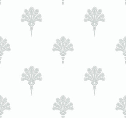 Seabrook Beach House Summer Fan Wallpaper - Daydream Gray