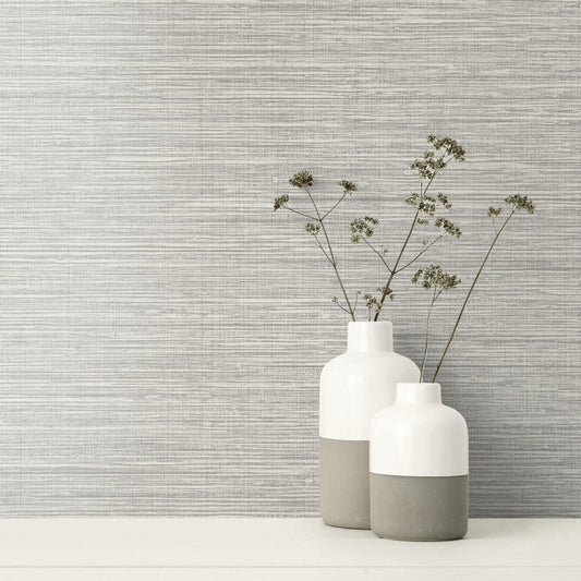 Seabrook Beach House Nautical Twine Wallpaper - Black Sands