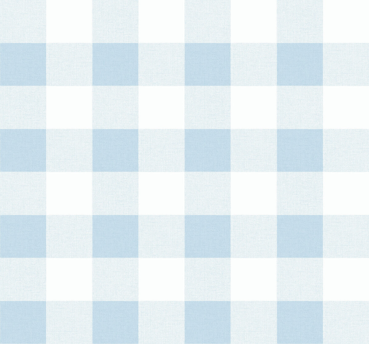 Seabrook Beach House Picnic Plaid Wallpaper - Blue Oasis
