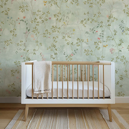 Meadow Whisper Country Blue Wallpaper