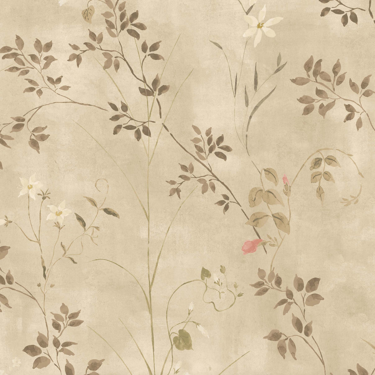 Meadow Whisper Hessian Wallpaper