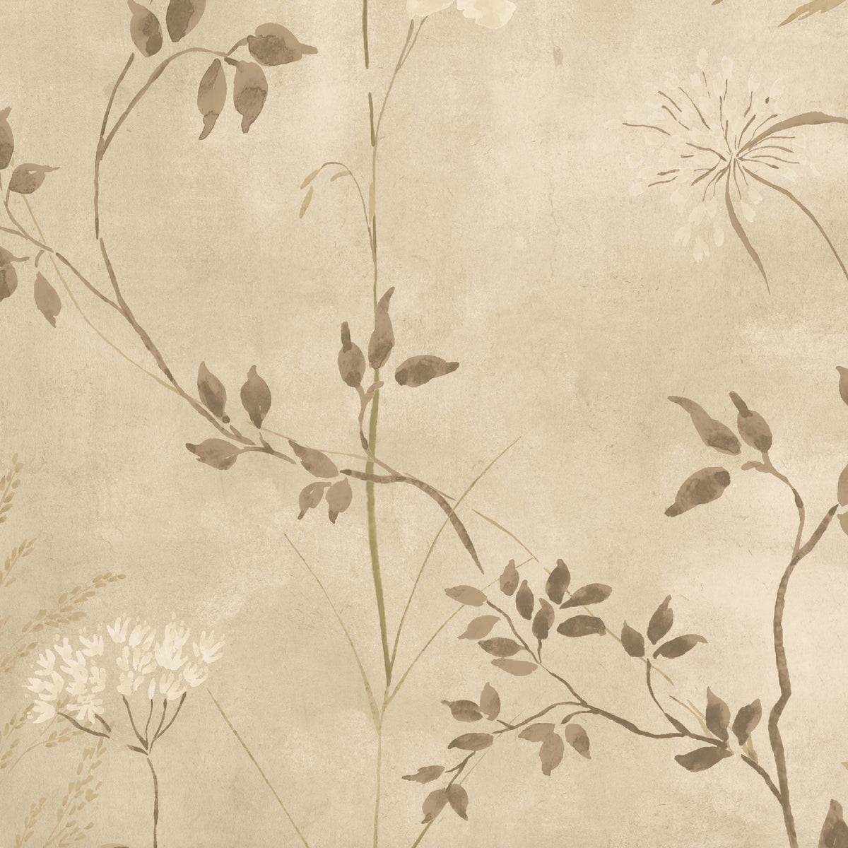 Meadow Whisper Hessian Wallpaper