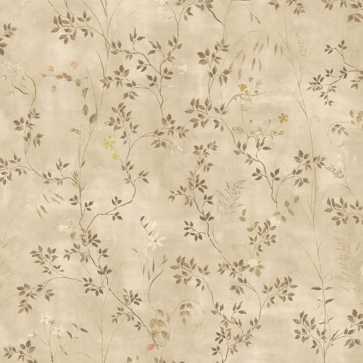 Meadow Whisper Hessian Wallpaper