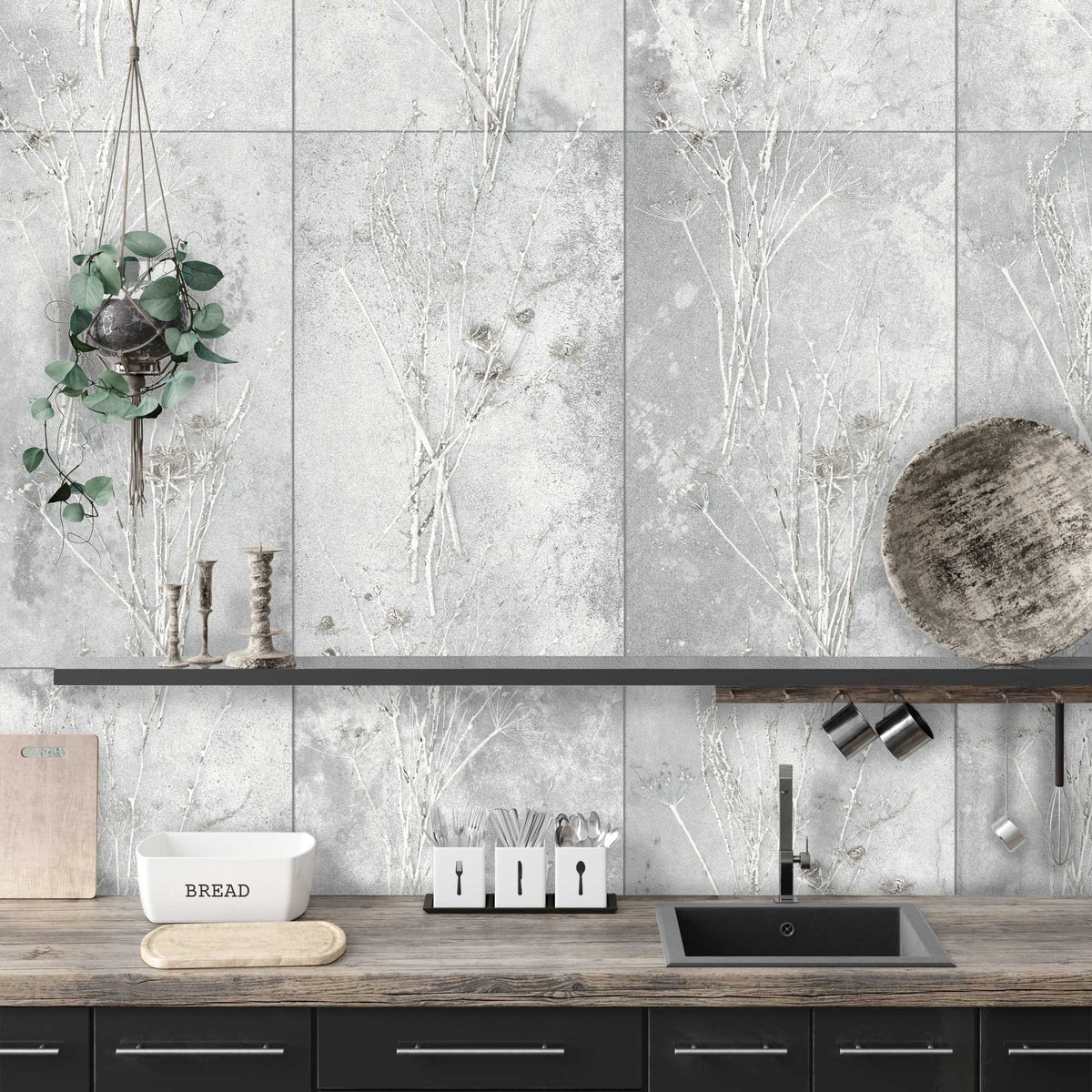 Meraki Concrete Wallpaper