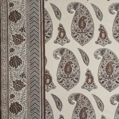 Huntington Paisley Fabric by Meredith Ellis in Espresso