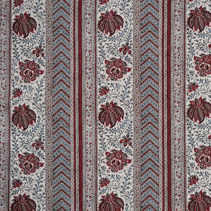 Huntington Stripe Fabric by Meredith Ellis in Red/Blue