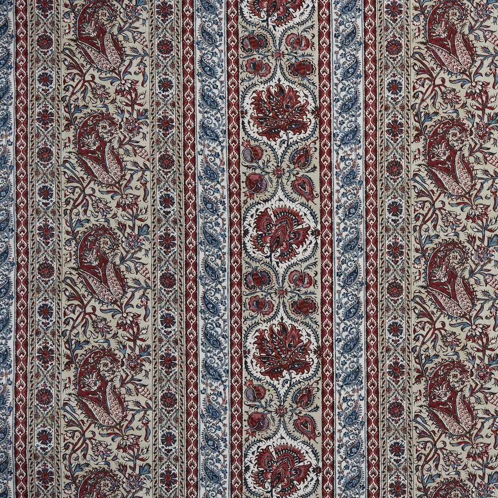 Hyder Fabric by Meredith Ellis in Red/Blue
