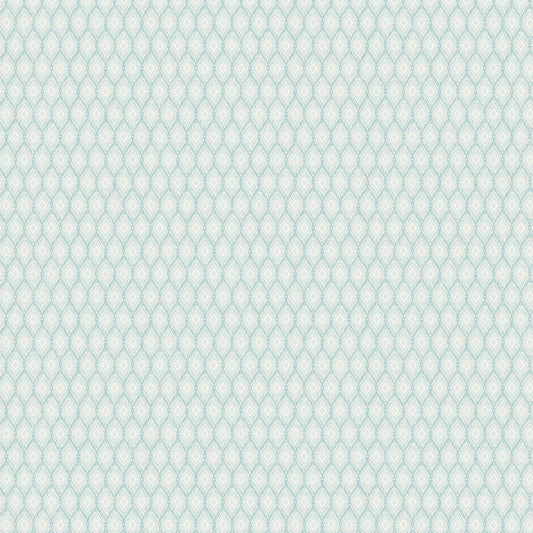 Agate Wallpaper by Meredith Ellis in Swedish Blue