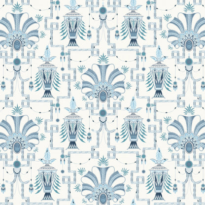 Zuma Wallpaper by Meredith Ellis in Lagoon